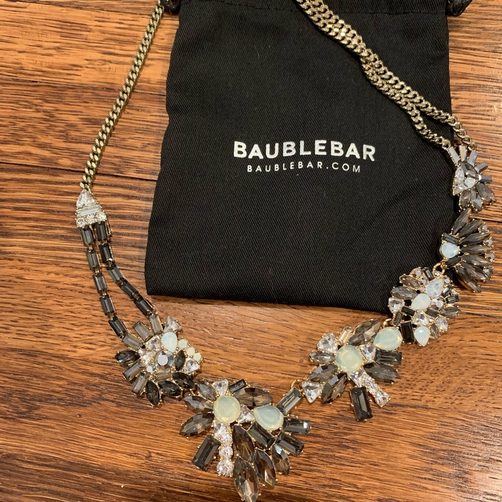 Baublebar crystal statement necklace
